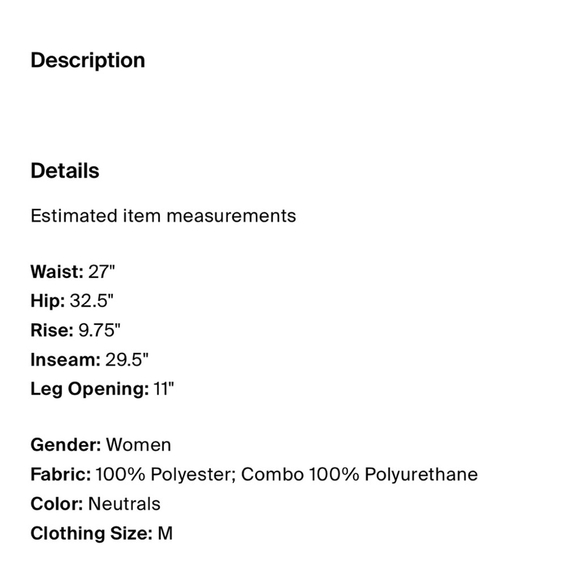 Jason Wu Beige Vegan Leather Skinny Pants - Picture 7 of 9